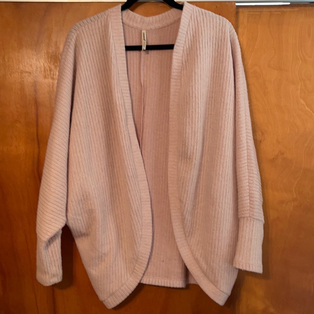 Pink Cape Style Sweater